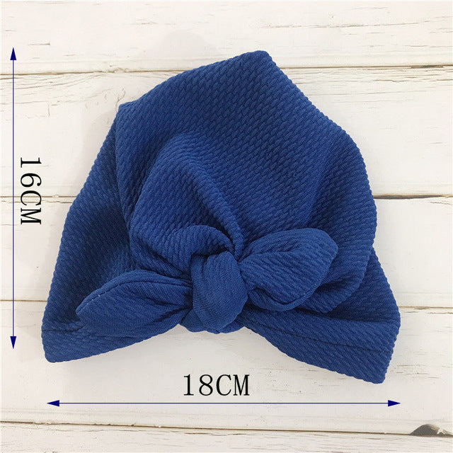 Knot Bow Baby Headbands Toddler Headwraps 6m-18m Baby Turban My Store