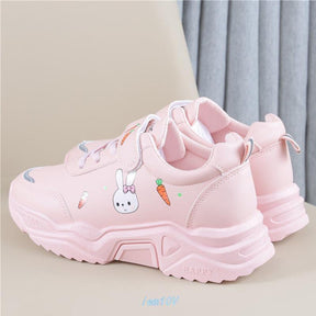 Spring And Autumn Primary School Students Casual All-match Pu Running Shoes My Store