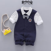 Baby Clothes Cotton Gentleman's Children's Clothes Romper My Store