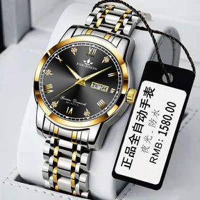 New Luminous Double Calendar Quartz Stainless Steel Waterproof Men's Watch With Watch My Store