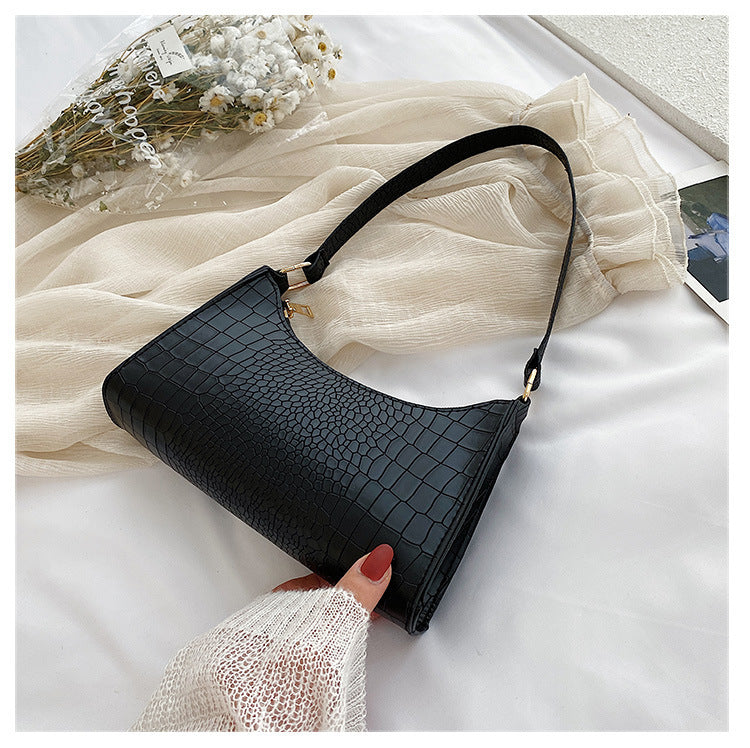 Letter wide shoulder belt laser small square bag My Store