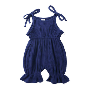 New Arrivals Newborn Toddler Baby Girls Sleeveless Solid Romper Jumpsuit Outfit My Store