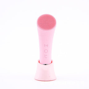 Silicone Face Cleansing Brush Facial Cleansing Brush Electric Facial Brush Vibration Heating My Store