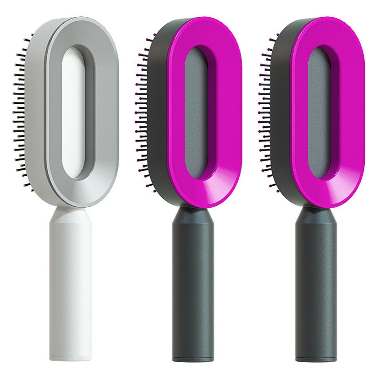 Self Cleaning Hair Brush For Women One-key Cleaning Hair Loss Airbag Massage Scalp Comb Anti-Static Hairbrush My Store