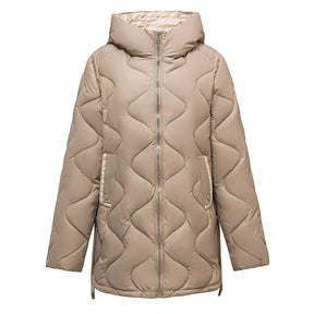 Winter Disposable Cotton-padded Coat For Women Padded Down Jacket Korean Style Mid-length Warm Jacket For Women My Store