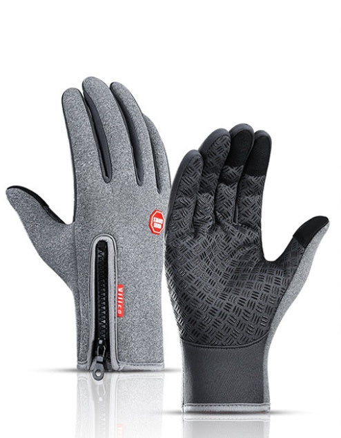 Winter Gloves Touch Screen Riding Motorcycle Sliding Waterproof Sports Gloves With Fleece My Store