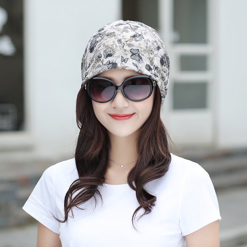 Baotou Silk Scarf Thin Air Conditioning Hat After Chemotherapy My Store