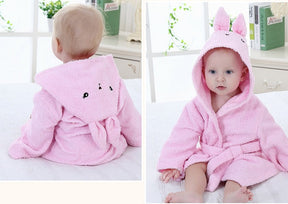 Cartoon Cute Animal Modeling Baby Bath Towels Baby Bathrobes Cotton Children's Bathrobes Baby Hooded My Store