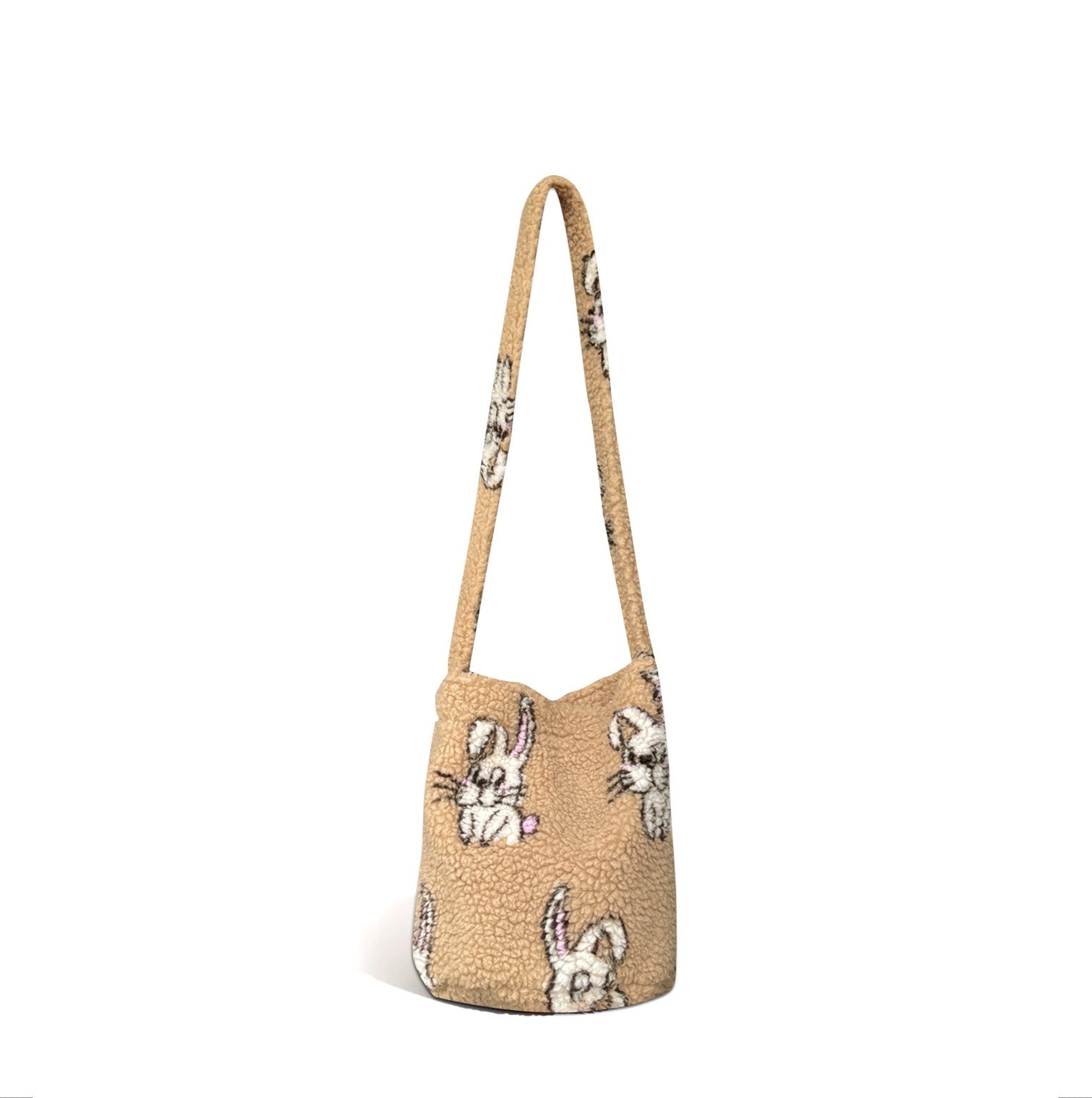 Autumn And Winter New Leopard Print Letters Printed Bucket Bag Large Capacity My Store