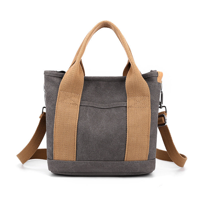 Trendy All-match Simple Fashion Korean Style Large Capacity Commute Leisure Canvas Bag My Store