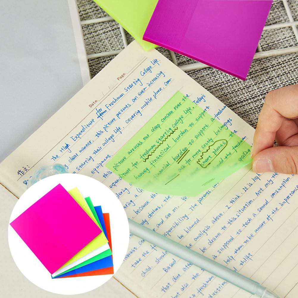 Transparent Post-it Notes Student Notes Sticky Notes Stickers Detachable Notes Sticky Notes My Store