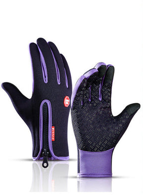 Winter Gloves Touch Screen Riding Motorcycle Sliding Waterproof Sports Gloves With Fleece My Store