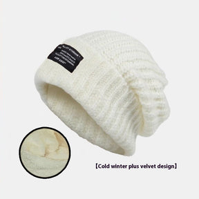 Knitted Hat Winter Warm Pile Heap Cap Men My Store