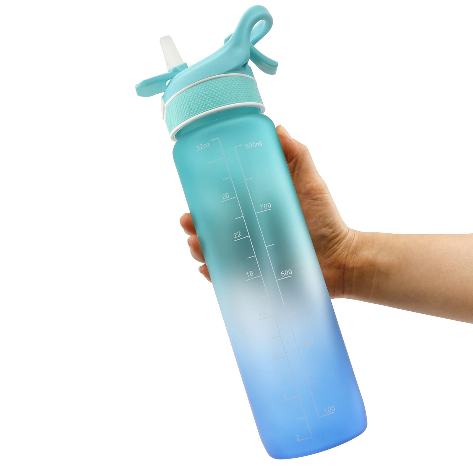 Water Bottle Scrub Bounce Cover Straw Space Cup Sports Water Bottle My Store