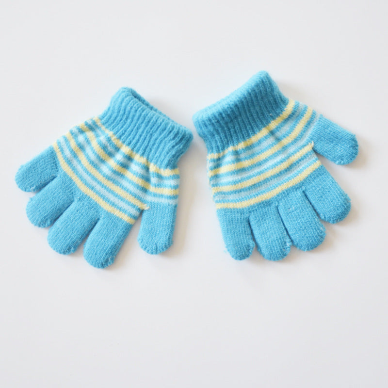 Autumn Winter Thermal Velvet Knitted Gloves My Store