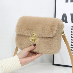 Female Autumnwinter Bag Plush Crossbody Bag My Store