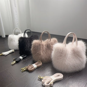 Women's Fox Fur-style Tote Bag My Store