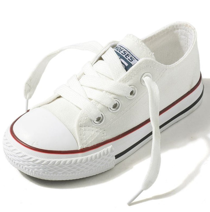 Canvas Shoes Non-slip Casual Shoes Student Parent-child Shoes New Baby Shoes White Shoes My Store