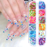 Symphony butterfly sequin nail decoration My Store