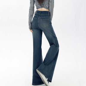 American Retro Loose Straight Wide Leg Jeans My Store