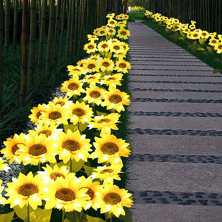 LED Solar Sunflower Lamps Solar Light Decorative Lights My Store