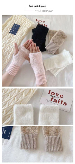 Women's Touch Screen Thermal Knitting Gloves My Store