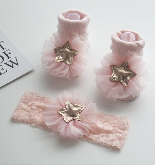 Baby Headband Socks Set Accessories My Store