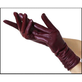 High-end Women's Sheepskin Gloves Leather Extended My Store