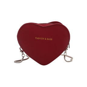 Fashionable Retro Mini Chain Shoulder Crossbody Heart Shape Bag My Store