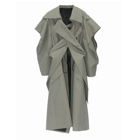 Elastic And Waisted Profile Trench Coat Women's Autumn My Store