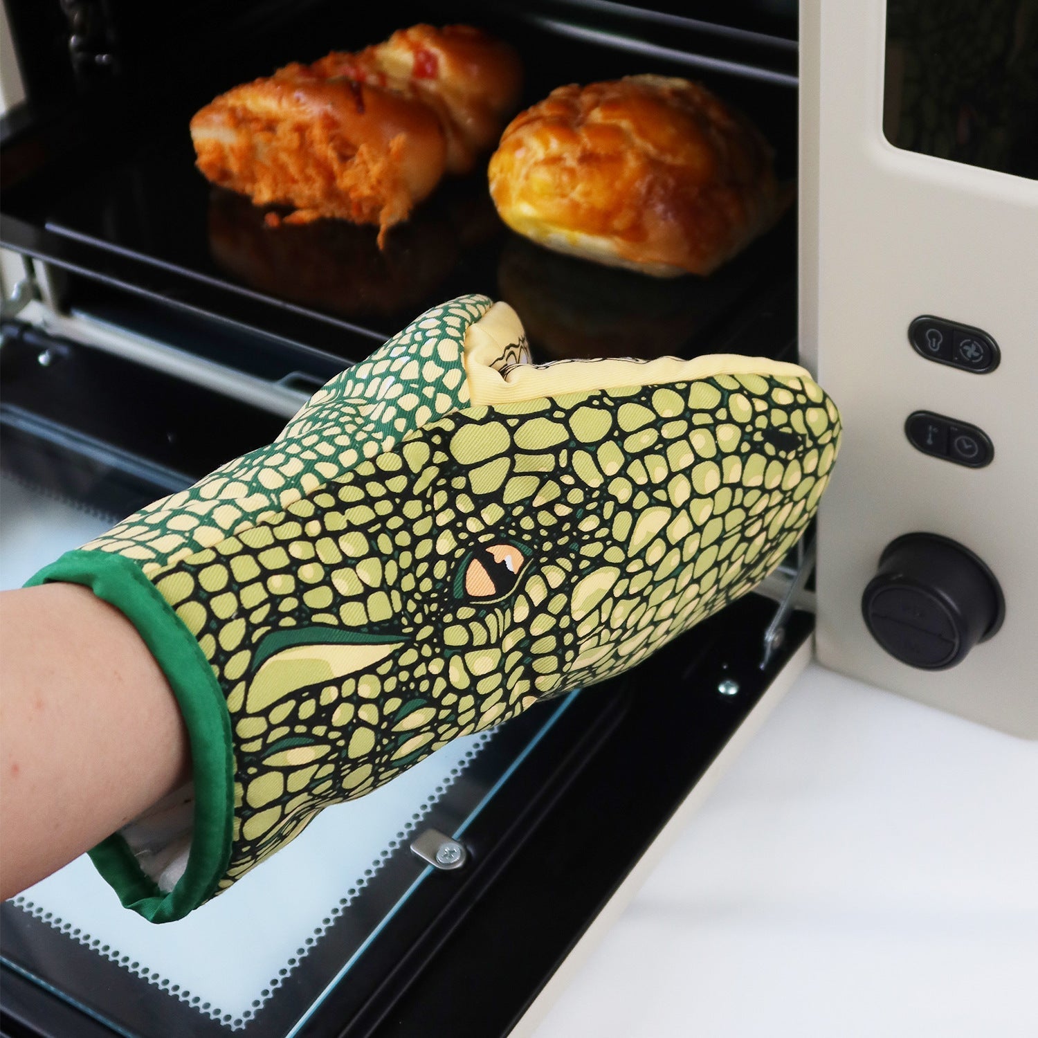 Cartoon Animal Thermal Insulation Thickening Oven Gloves BBQ Anti-scald My Store