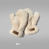 Fleece-lined Mittens Plush Autumn And Winter Warm Gloves My Store