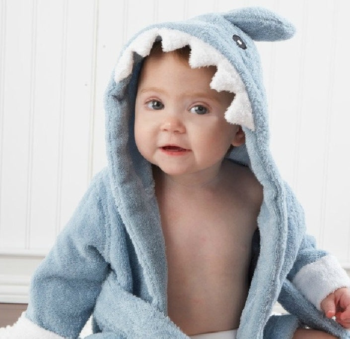 Cartoon Cute Animal Modeling Baby Bath Towels Baby Bathrobes Cotton Children's Bathrobes Baby Hooded My Store