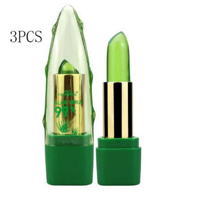 Aloe Vera Gel Color Changing Lipstick Gloss  Moisturizer Anti-drying Desalination Fine-grain Lip Blam Care My Store