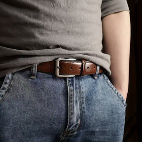 Men's Retro Pin Buckle Belt Simple All-match My Store