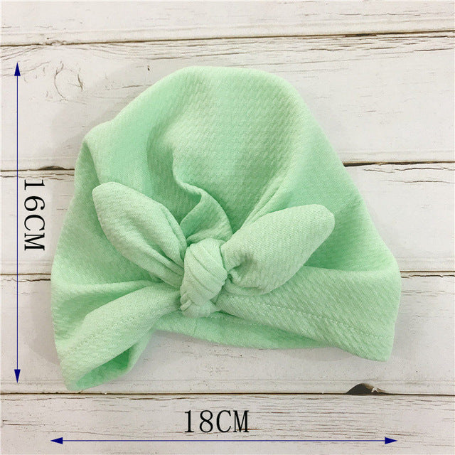 Knot Bow Baby Headbands Toddler Headwraps 6m-18m Baby Turban My Store