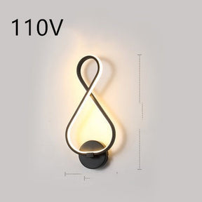 led wall lamp nordic minimalist bedroom bedside lamp My Store