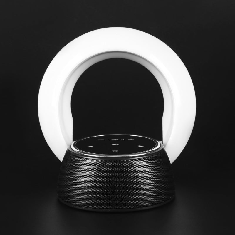 Creative Bluetooth Subwoofer Stereo Speaker LED Desk Lamp Stepless Dimming Folding Touch Atmosphere Night Light My Store