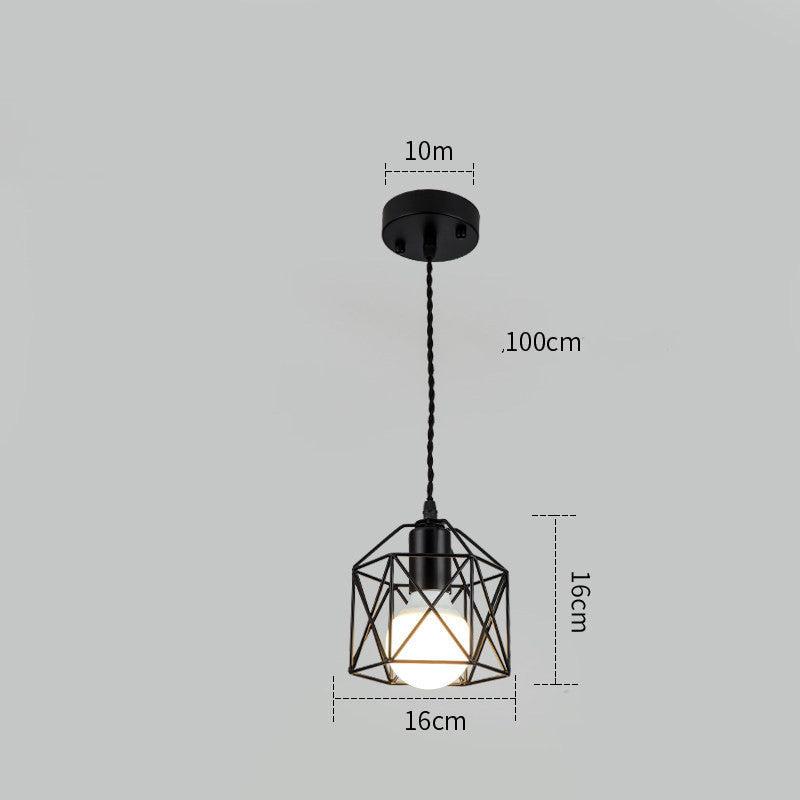 Wrought Iron Small Lamps And Lanterns Simple Post-modern Personality And Creativity My Store