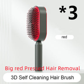 Self Cleaning Hair Brush For Women One-key Cleaning Hair Loss Airbag Massage Scalp Comb Anti-Static Hairbrush My Store