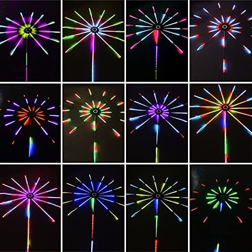 Firework Lights LED Strip Music Sound Sync Color Changing Remote Control LED Firework Light For Room Party My Store