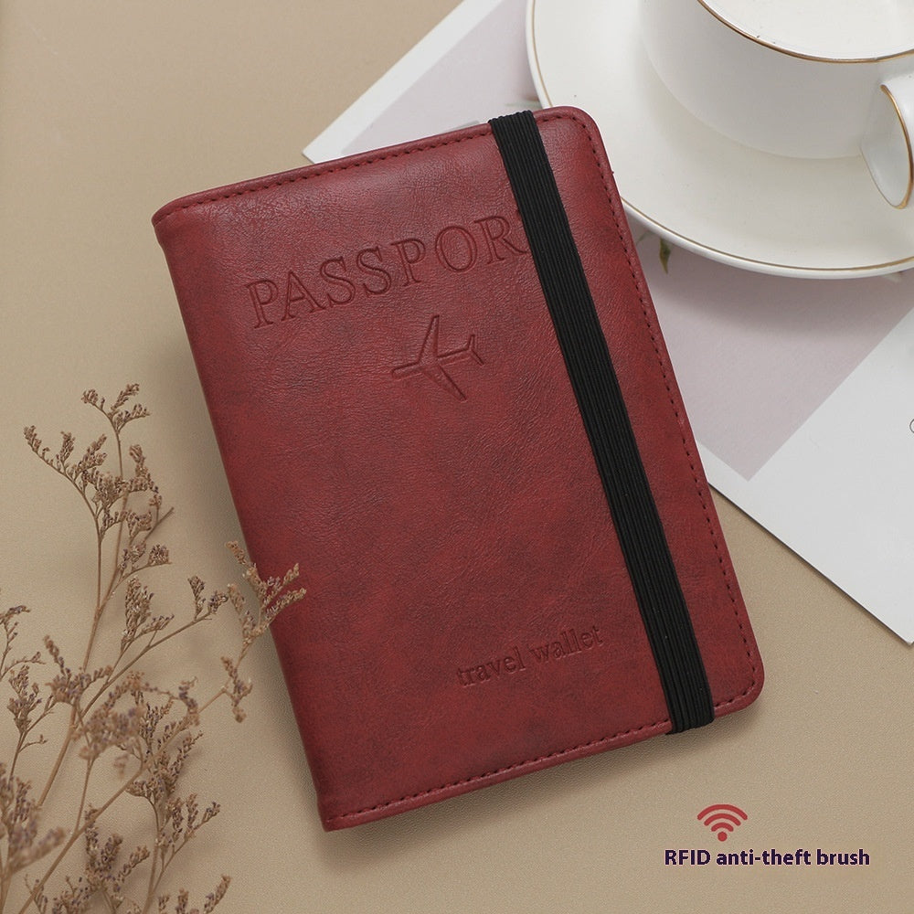 RFID Passport Holder Multi-function Passport Cover SIM Card My Store