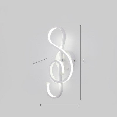 led wall lamp nordic minimalist bedroom bedside lamp My Store