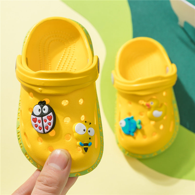 Children's Slippers Summer Boys Baby Sandals And Slippers Girls Hole Shoe My Store