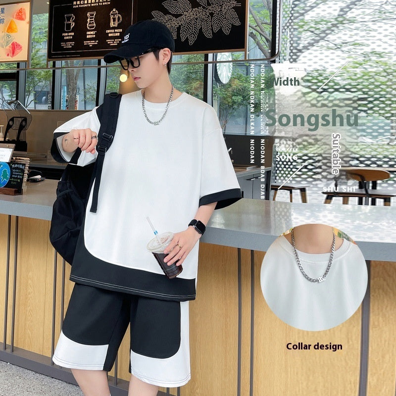 High Quality Stitching Sports Suit Men's Summer Thin My Store