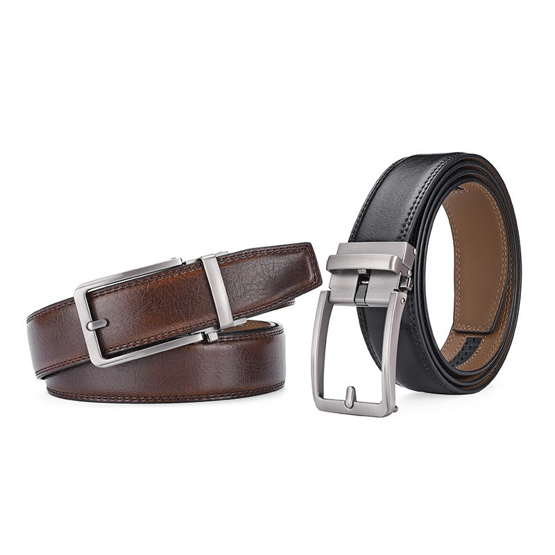 Simple Casual Business Men's Pants Belt My Store