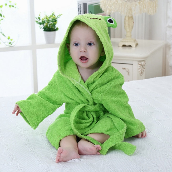 Cartoon Cute Animal Modeling Baby Bath Towels Baby Bathrobes Cotton Children's Bathrobes Baby Hooded My Store