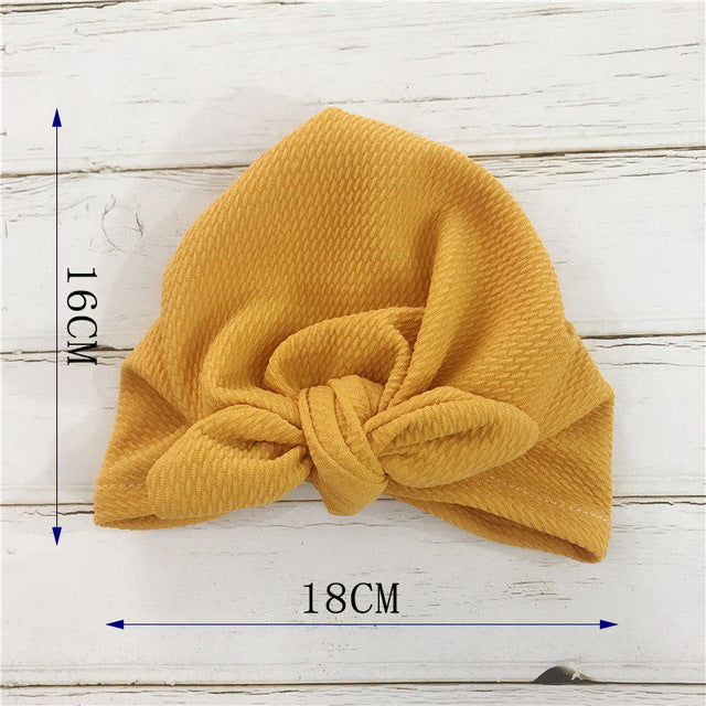 Knot Bow Baby Headbands Toddler Headwraps 6m-18m Baby Turban My Store