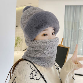 Pullover Hat Scarf Integrated All-match Electric Car Cycling Warm Artifact Windproof Neck Protection My Store