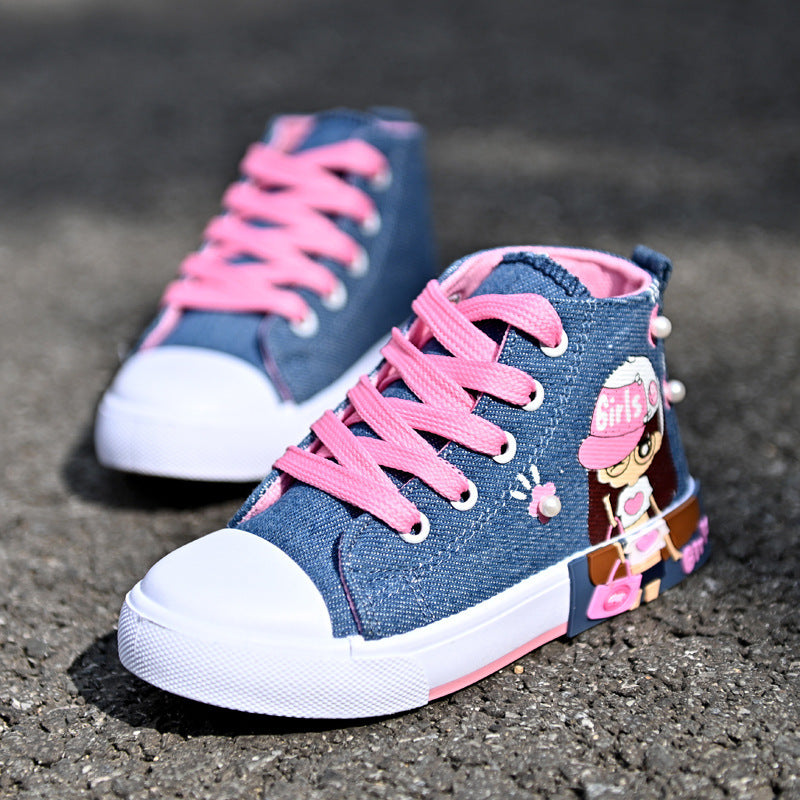 Children's Shoes Canvas Girls' Sneakers My Store